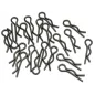 Hpi Racing BODY CLIP (8MM/BLACK/20PCS) 6203