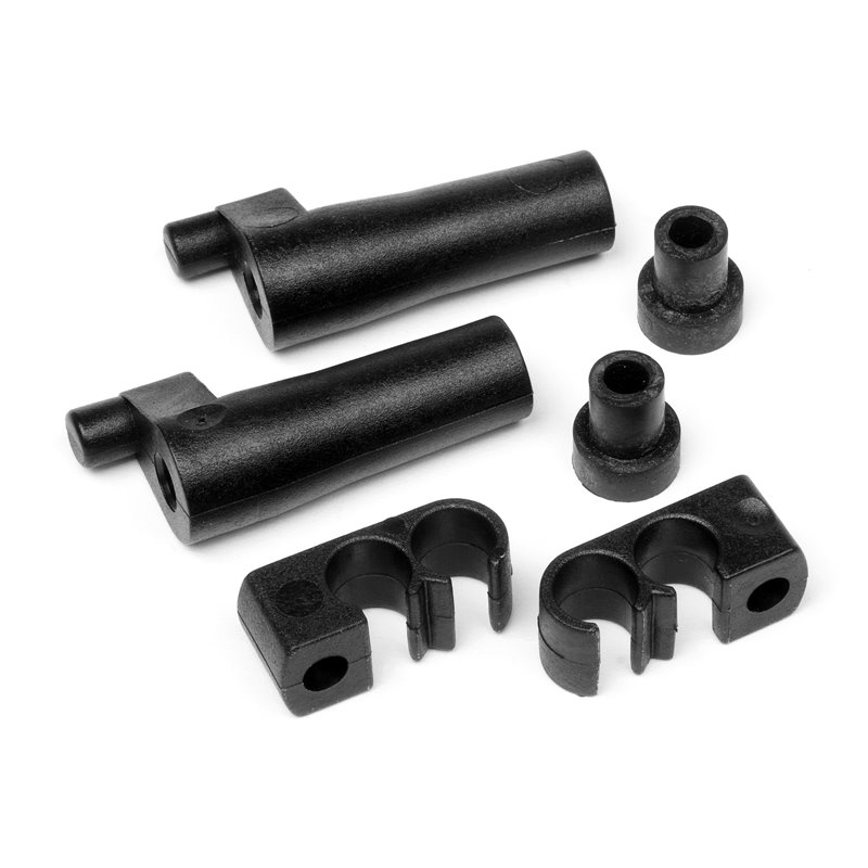 Hpi Racing  FUEL TANK STAND-OFF AND FUEL LINE CLIPS SET 67364