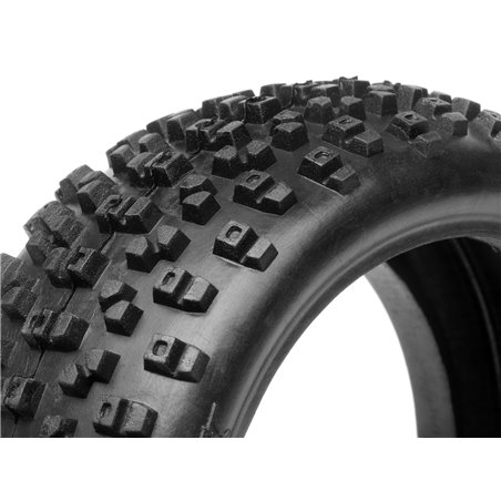 Hpi Racing  PROTO TIRE (RED/ 1/8 BUGGY) 67744