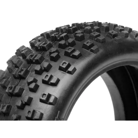 Hpi Racing PROTO TIRE (RED/ 1/8 BUGGY) 67744