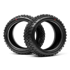 Hpi Racing PROTO TIRE (RED/ 1/8 BUGGY) 67744