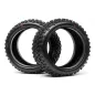 Hpi Racing PROTO TIRE (RED/ 1/8 BUGGY) 67744