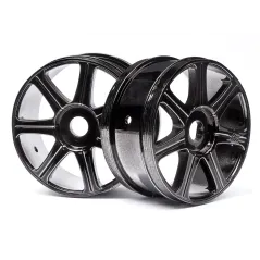 Hpi Racing HB EDGE WHEEL (BLACK CHROME/2PCS) 67768