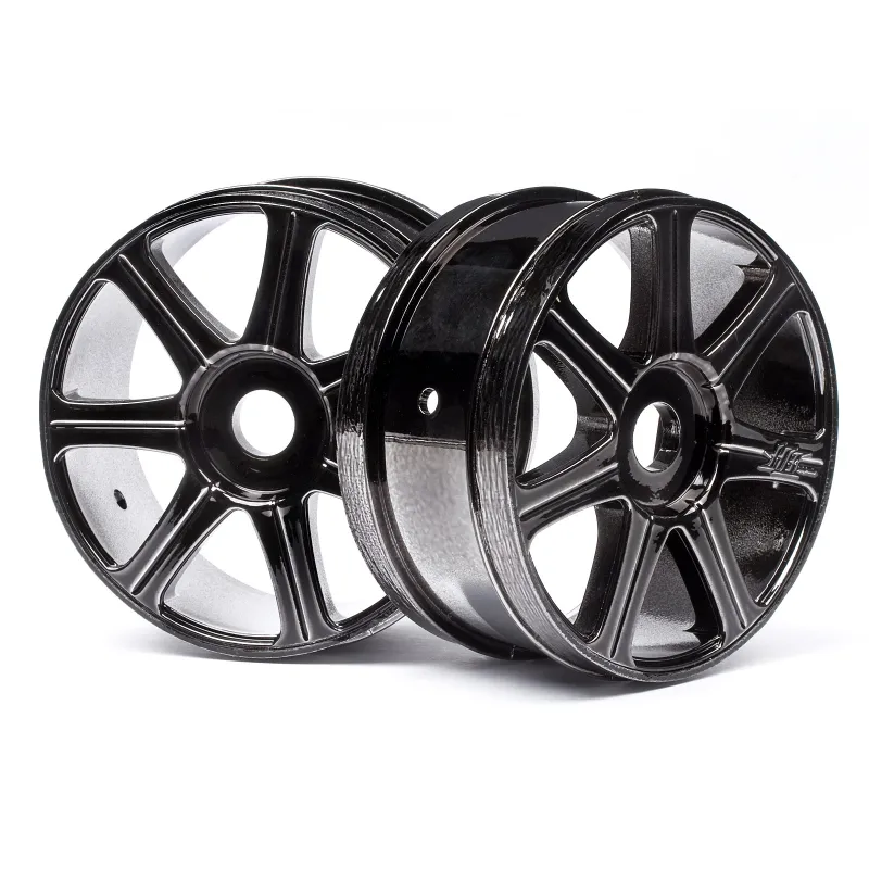 Hpi Racing HB EDGE WHEEL (BLACK CHROME/2PCS) 67768