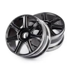 Hpi Racing HB EDGE WHEEL (BLACK CHROME/2PCS) 67768