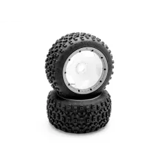 Hpi Racing PROTO TIRE (WHITE/BAJA 5B/REAR/2PCS) 67969