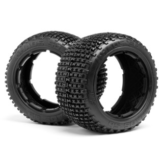 Hpi Racing  KHAOS TIRE (WHITE/BAJA 5B/REAR/2PCS) 67972