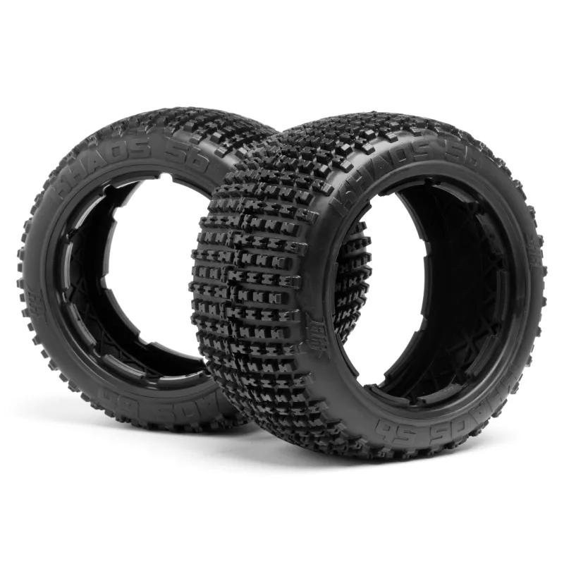 Hpi Racing KHAOS TIRE (WHITE/BAJA 5B/REAR/2PCS) 67972