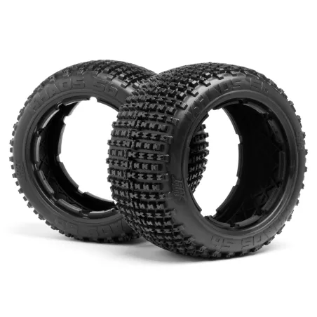 Hpi Racing KHAOS TIRE (WHITE/BAJA 5B/REAR/2PCS) 67972