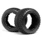 Hpi Racing KHAOS TIRE (WHITE/BAJA 5B/REAR/2PCS) 67972
