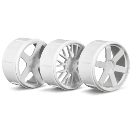 Hpi Racing WHEEL SET (WHITE/MICRO RS4) 73410