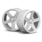 Hpi Racing WHEEL SET (WHITE/MICRO RS4) 73410