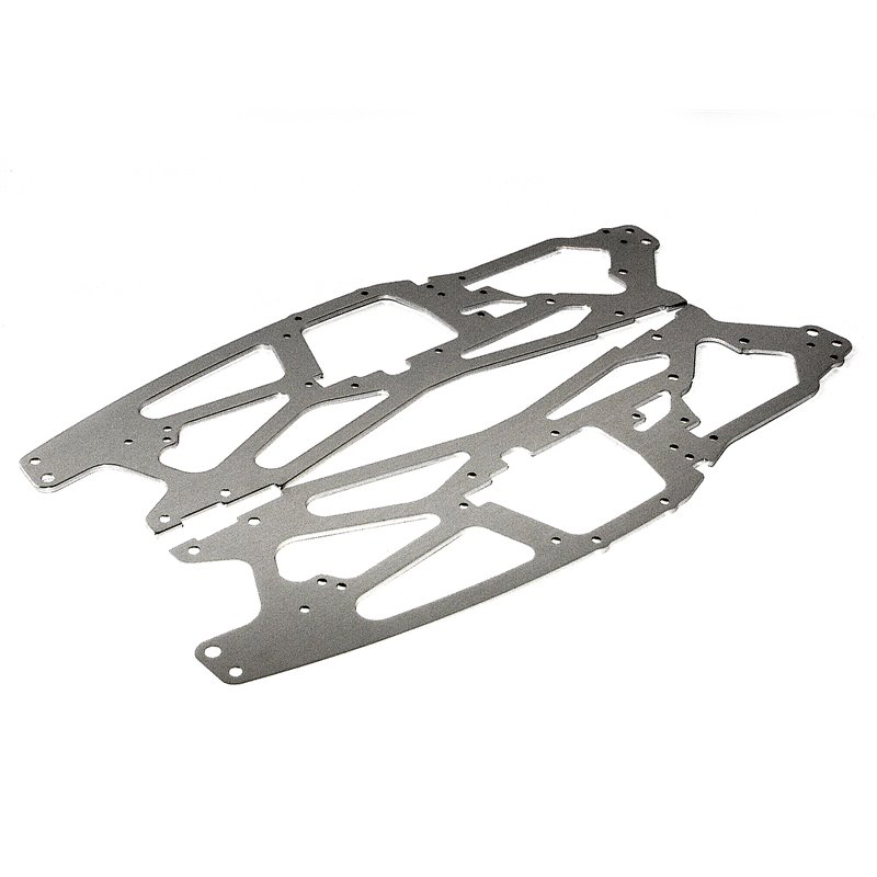 Hpi Racing  MAIN CHASSIS 2.5MM (SILVER/2PCS) 73917