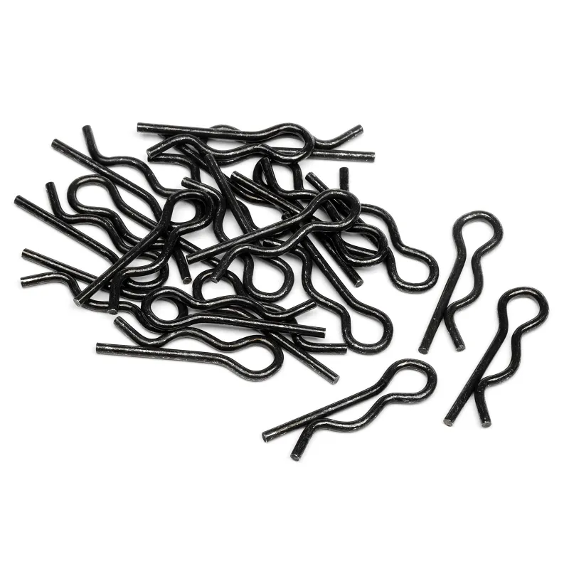Hpi Racing BODY CLIP (6MM/BLACK/20PCS) 75106