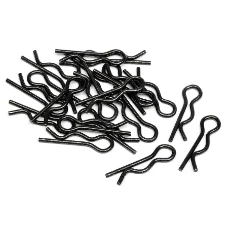 Hpi Racing BODY CLIP (6MM/BLACK/20PCS) 75106