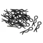 Hpi Racing BODY CLIP (6MM/BLACK/20PCS) 75106
