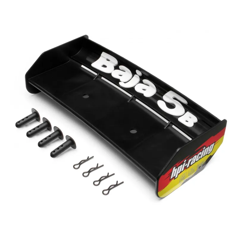 Hpi Racing WING SET (BLACK/BAJA 5B) 85452