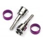 Hpi Racing  AXLE 13X33MM (WITH RETAINER/2PCS) 86305