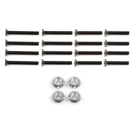 Hpi Racing WHEEL WASHER (SILVER/4pcs) 86985