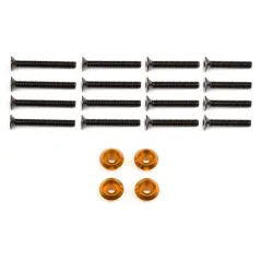 Hpi Racing WHEEL WASHER (ORANGE/4pcs) 86986