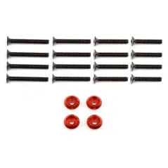 Hpi Racing WHEEL WASHER (RED/4pcs) 86988