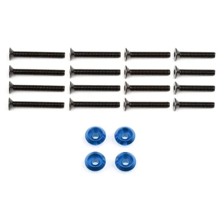 Hpi Racing WHEEL WASHER (BLUE/4pcs) 86989