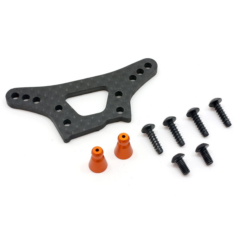 Hpi Racing  FRONT SHOCK TOWER (WOVEN GRAPHITE/3.0mm) 87089