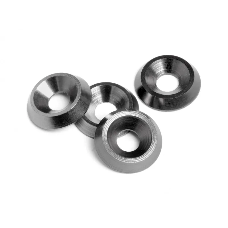 Hpi Racing CONE WASHER 3x9x2mm (Gunmetal/4pcs) 88008