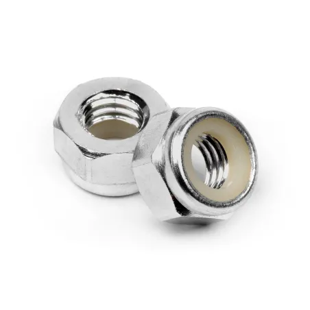 Hpi Racing ALUMINUM LOCK NUT M5 (SILVER/10pcs) 95862
