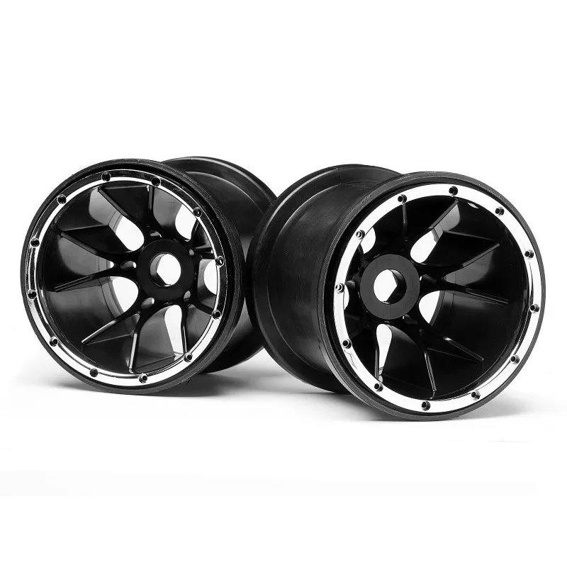 Maverick Black Wheels 2 Pcs (Blackout MT) MV24105