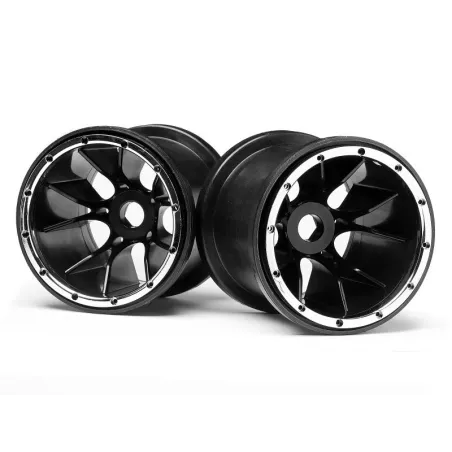 Maverick Black Wheels 2 Pcs (Blackout MT) MV24105