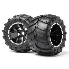 Maverick Mounted Wheels and Tyres 2 Pcs (Blackout MT) MV24107