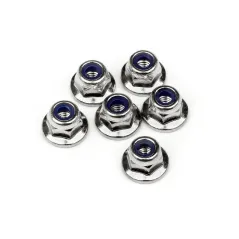 Maverick Flanged Lock Nut M3 6Pcs MV28041