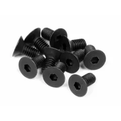 Hpi Racing FLAT HEAD SCREW M3X6MM (HEX SOCKET/10PCS) Z081