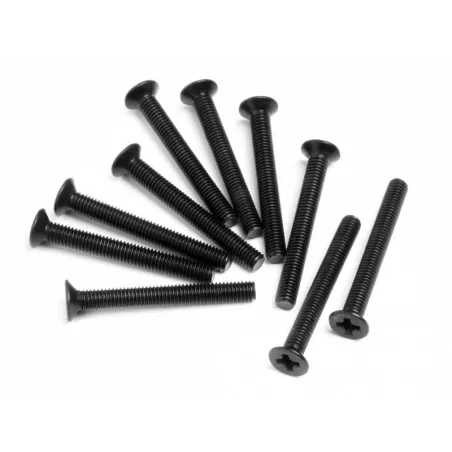 Hpi Racing FLAT HEAD SCREW M3x26mm (10pcs) Z349