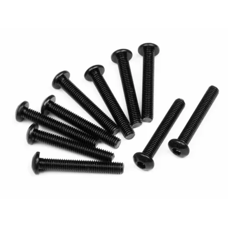 Hpi Racing BUTTON HEAD SCREW M3x20mm (10pcs) Z357