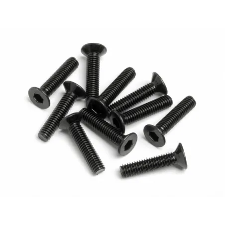 Hpi Racing FLAT HEAD SCREW M2.5x12mm (HexSocket/10pcs) Z449