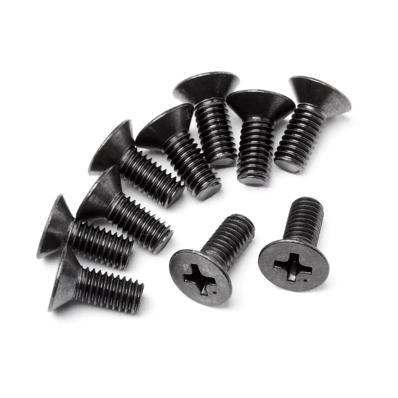 Hpi Racing FLAT HEAD SCREW M4 X 10MM (10 PCS) Z622