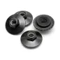 Hpi Racing FLANGED LOCK NUT M5X8MM (BLACK/4PCS) Z680