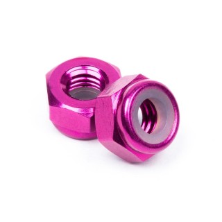 Hpi Racing  ALUMINUM LOCK NUT M4 (PURPLE/10pcs) Z867
