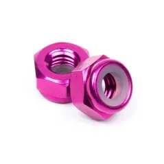 Hpi Racing ALUMINUM LOCK NUT M4 (PURPLE/10pcs) Z867