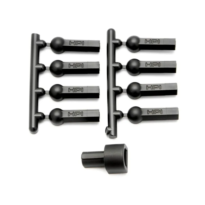 Hpi Racing HEAVY DUTY BALL CUP 4.3 X 18MM (8PCS) A302