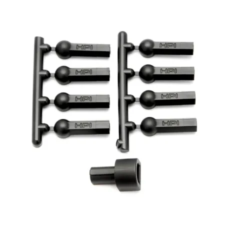 Hpi Racing HEAVY DUTY BALL CUP 4.3 X 18MM (8PCS) A302