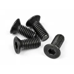 Hpi Racing FLAT HEAD SCREW M4X10MM (HEX SOCKET/THIN TYPE/4PC) Z307