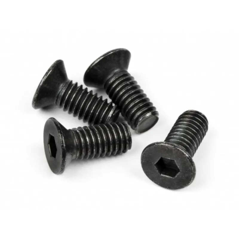 Hpi Racing FLAT HEAD SCREW M4X10MM (HEX SOCKET/THIN TYPE/4PC) Z307