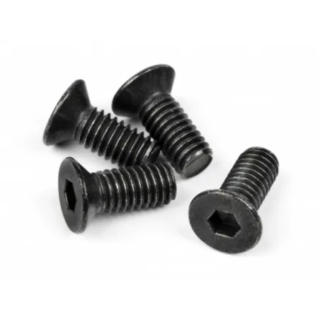 Hpi Racing FLAT HEAD SCREW M4X10MM (HEX SOCKET/THIN TYPE/4PC) Z307