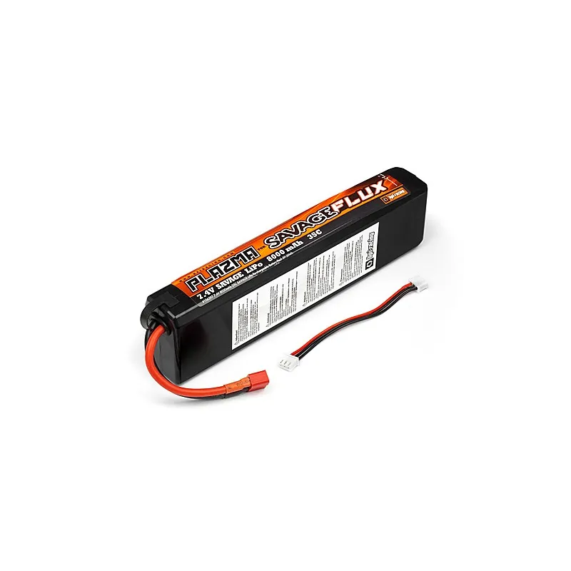 Hpi Racing PLAZMA 7.4V 8000MAH 35C LIPO BATTERY PACK 59.2WH 106397