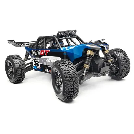Maverick DESERT TRUCK PAINTED BODY BLUE WITH DECALS ION DT MV28069