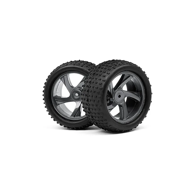 Maverick 1/18 TRUGGY WHEEL &amp TYRE ASSEMBLY (ION XT) MV28047