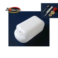  1000CC 35.1OZ White Plastic Fuel Tank for PETROL RC Airplane Motor